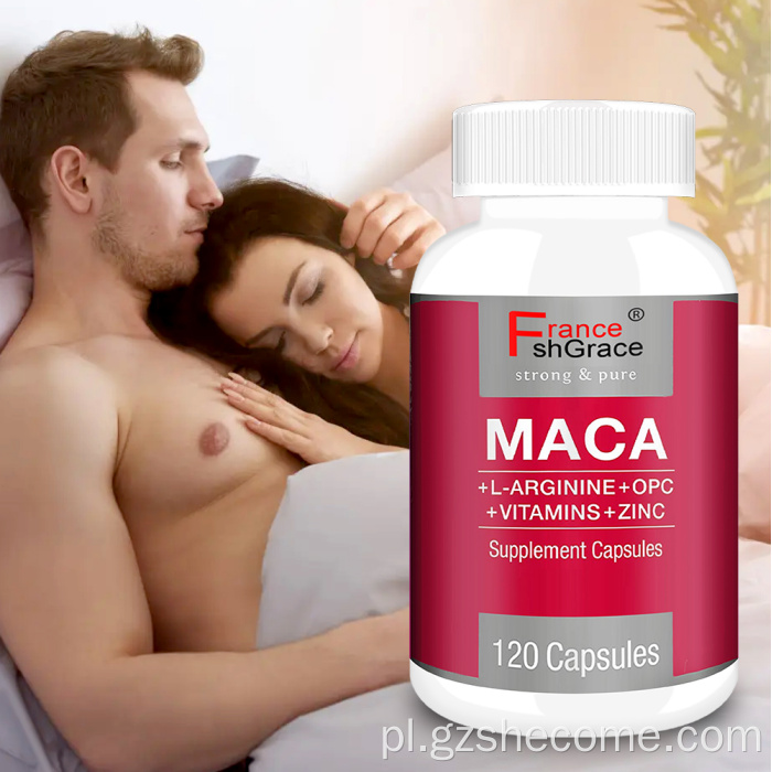 Wysokiej jakości kapsułki MACA obsługują suplement energetyczny